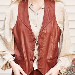 Vintage Leather Vest
